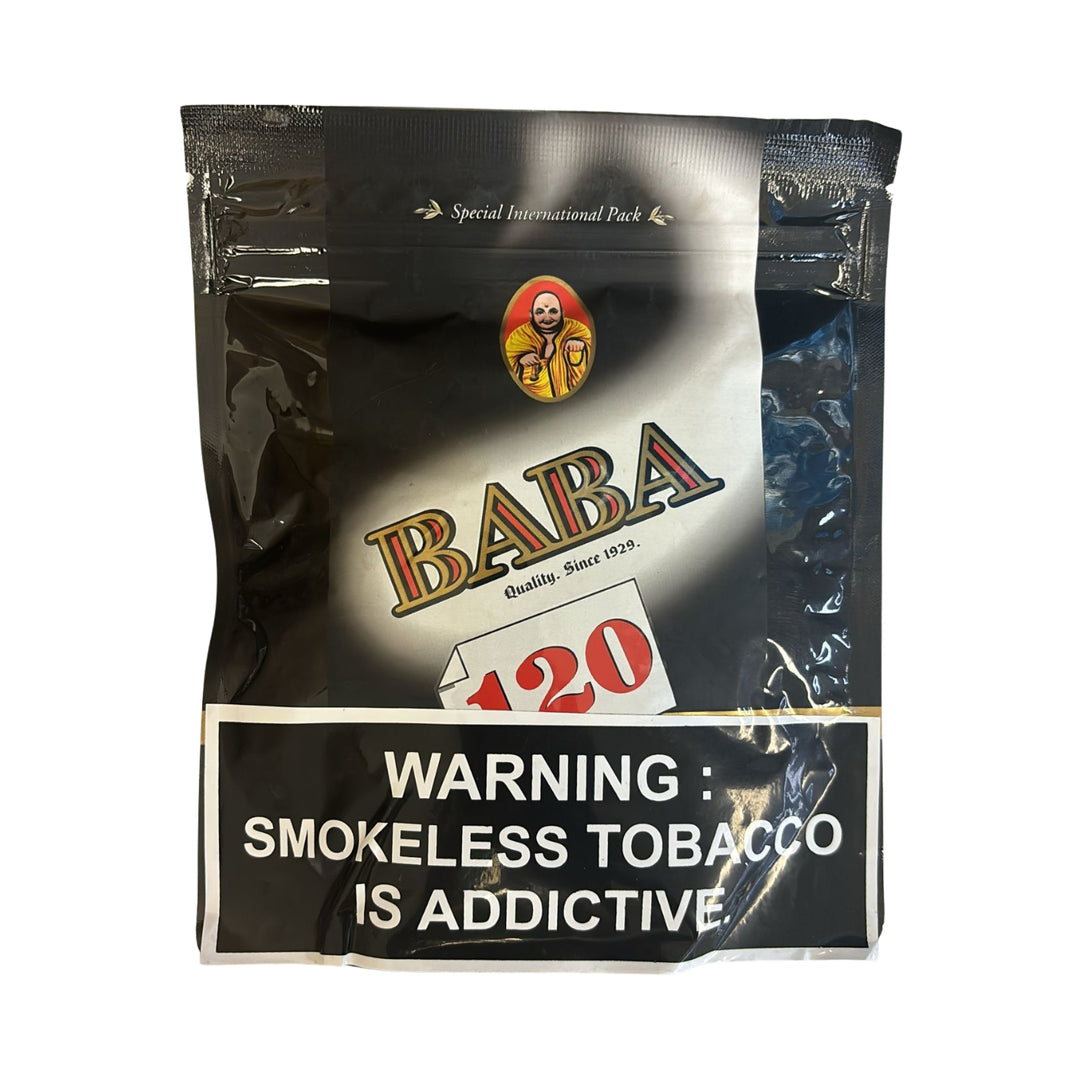 Baba 120 Silver – Premium Smokeless Tobacco (55g Pouch)