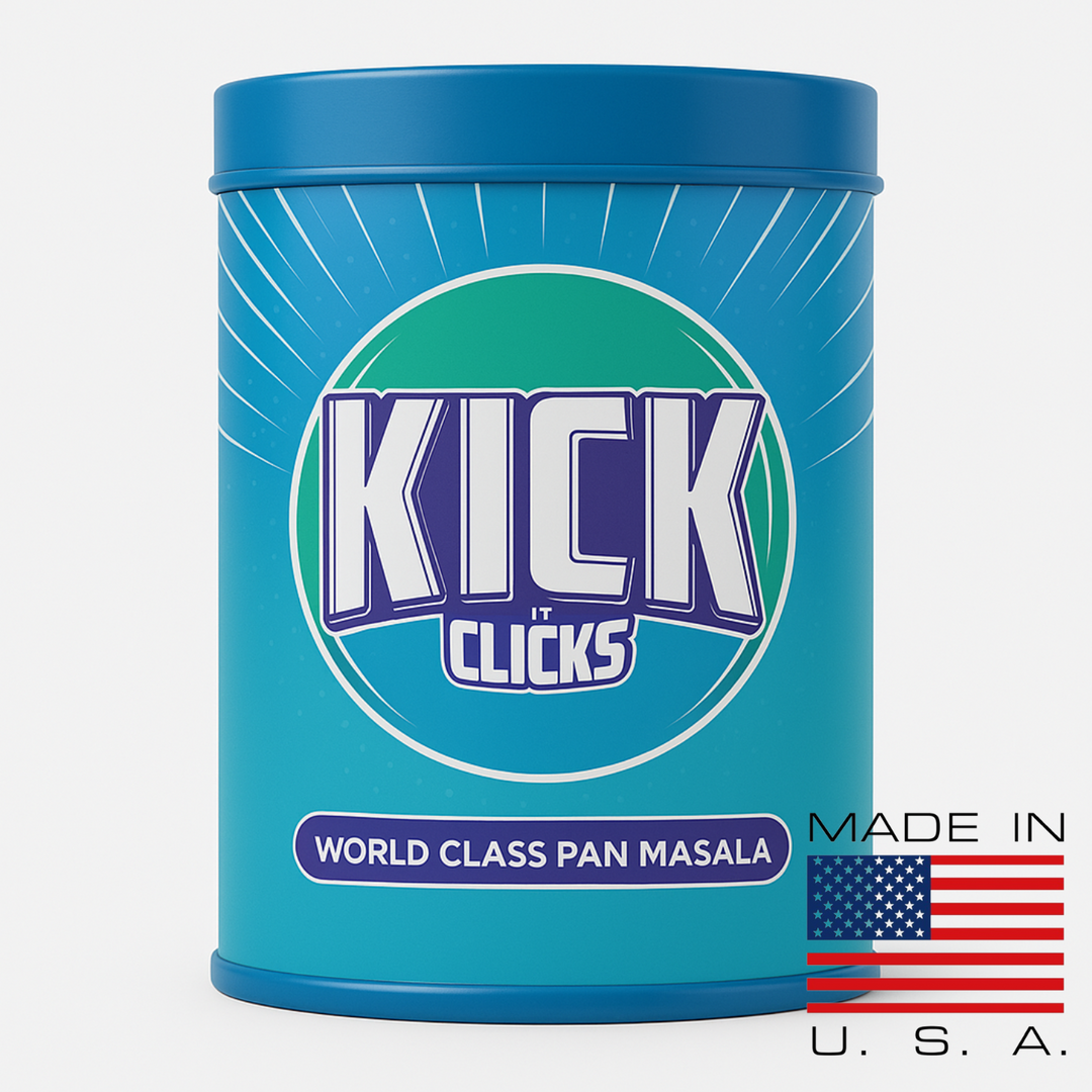 Kick Sada Pan Masala – Fresh Tin Can (Made in USA)