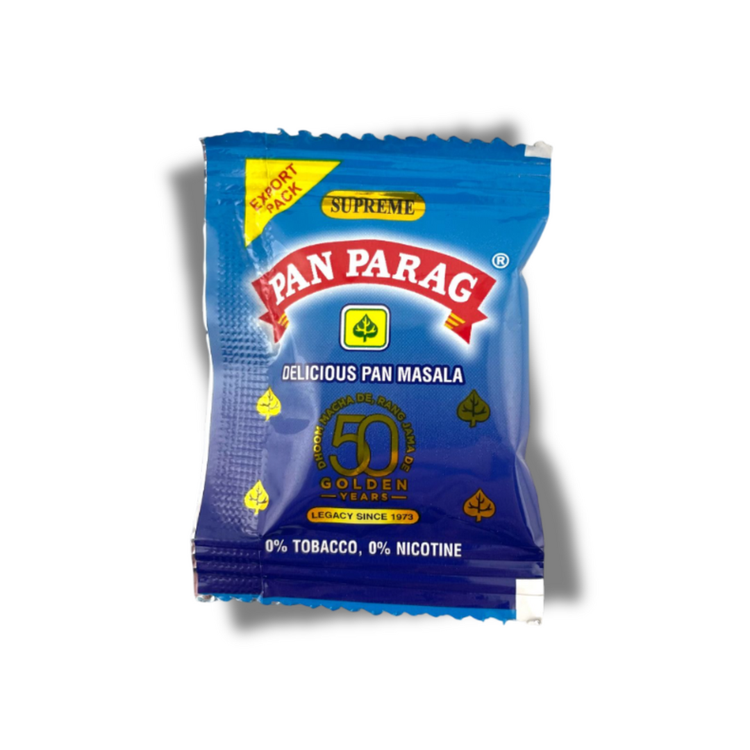 ONE Box (50 pouches) Pan Parag 4gm Pan Masala Export Quality