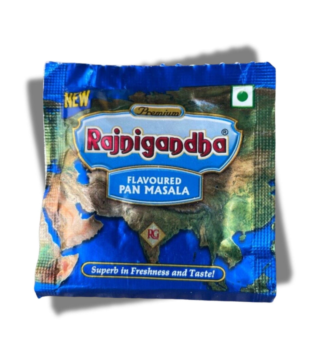 Rajnigandha Pan Masala | ONE BOX (50 POUCHES)| 4g Each | Premium Quality