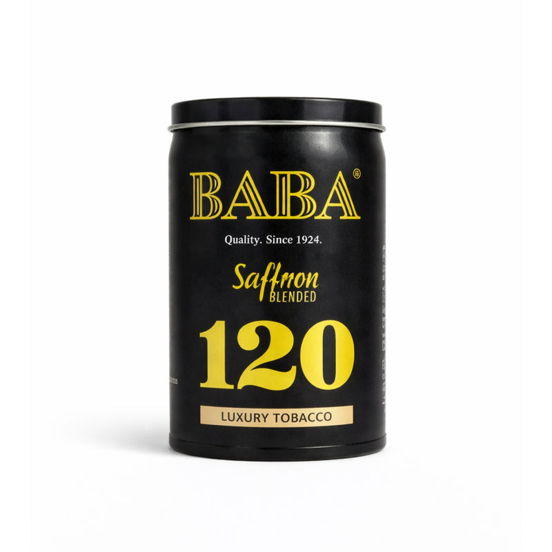 Baba 120 Saffron Zarda – 50g Can | Indian Chewing Tobacco
