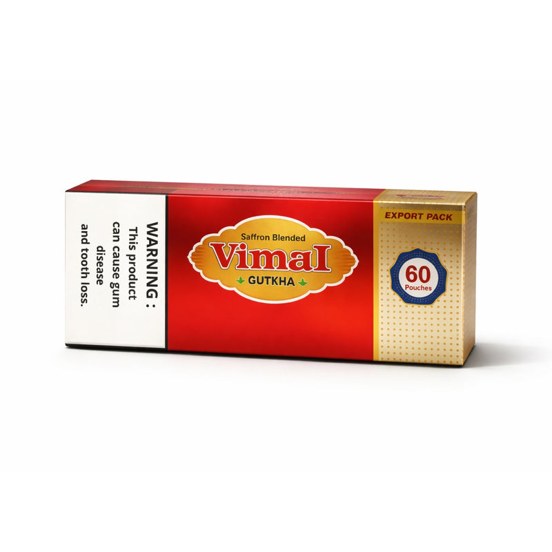 Vimal Gutkha – 60 Pouches x 2.3g | Original Indian Tobacco