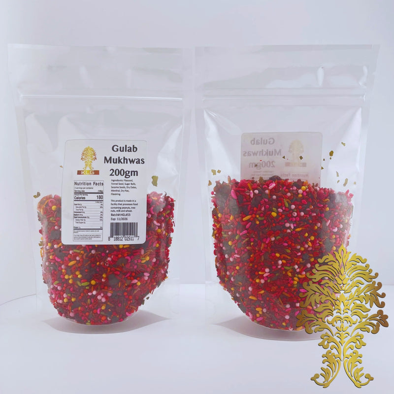 Gulab Mukhwas – 200g | Rose-Flavored Indian Mouth Freshener
