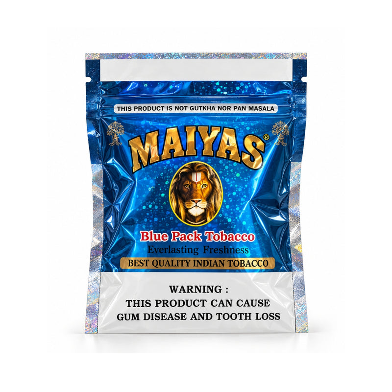 Maiyas Blue Tobacco – 30 Packs x 20g | Indian Chewing Tobacco