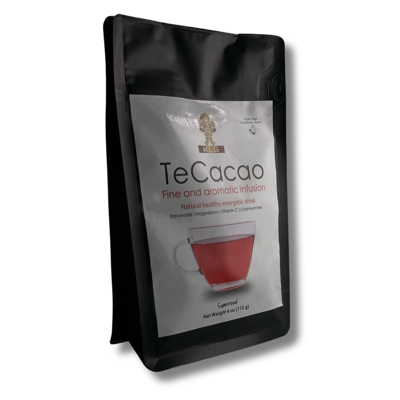 KLG TeCacao – Fine & Aromatic Cacao Infusion Tea 4 oz | Superfood, Cadmium Free