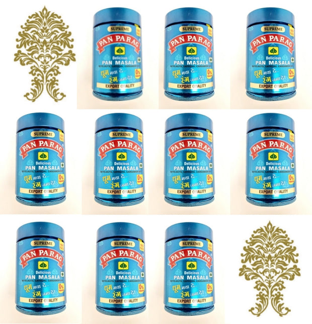 10 Cans 100g Supreme Pan Parag Pan Masala Export Quality
