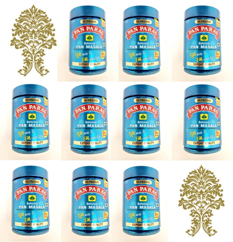 10 Cans 100g Supreme Pan Parag Pan Masala Export Quality