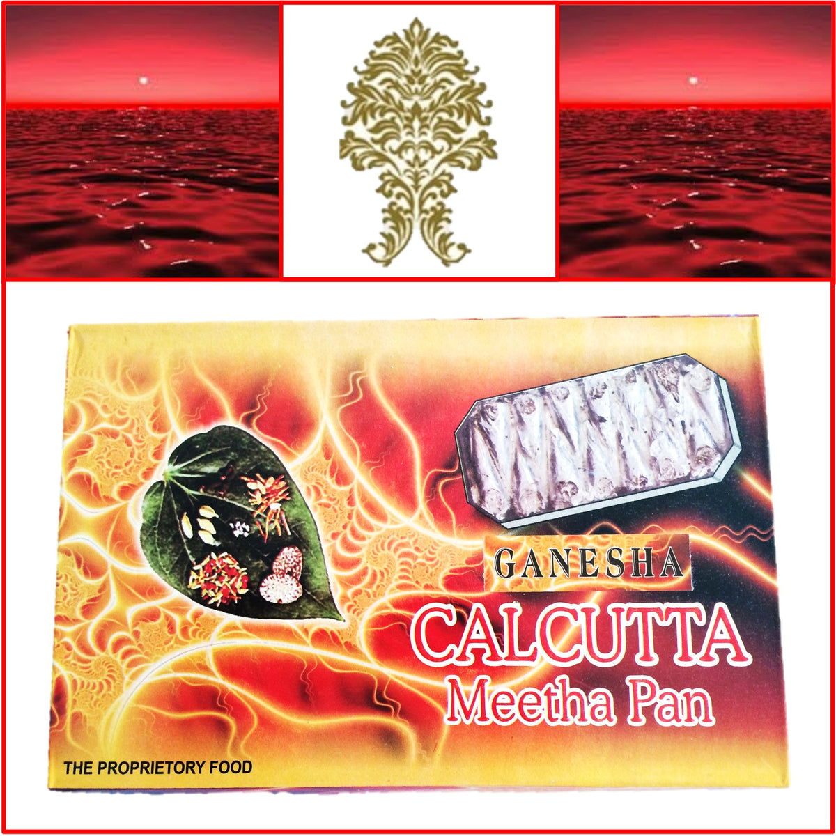 ONE Box Calcutta Mitha Pan (Paan) 14 Pieces Each