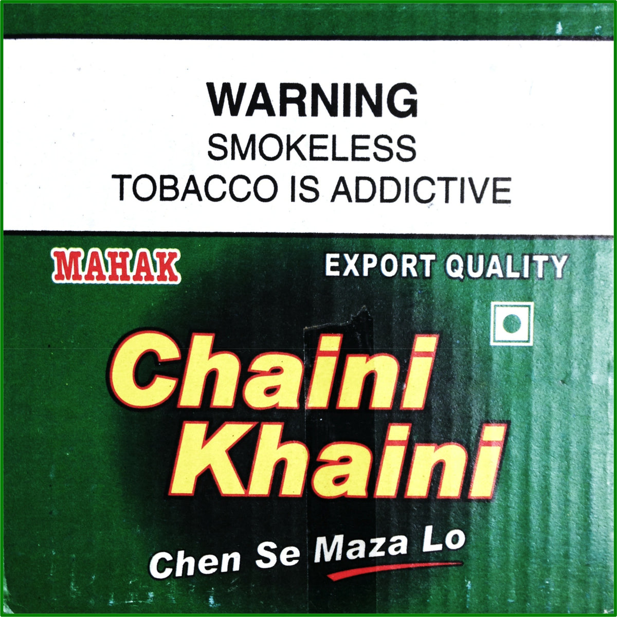 10 Boxes Chaini Khaini Best Indian Tobacco 20 x 4.5g Each