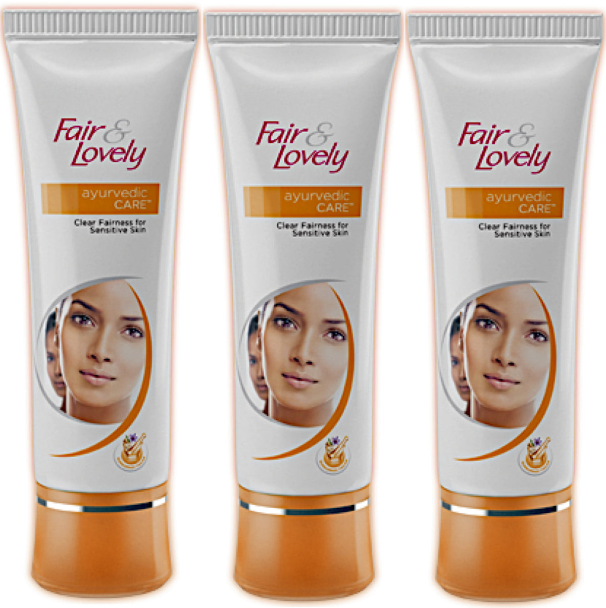 3 Pack F&L Ayurvedic Cream - Glowing Radiant Skin 50g Each