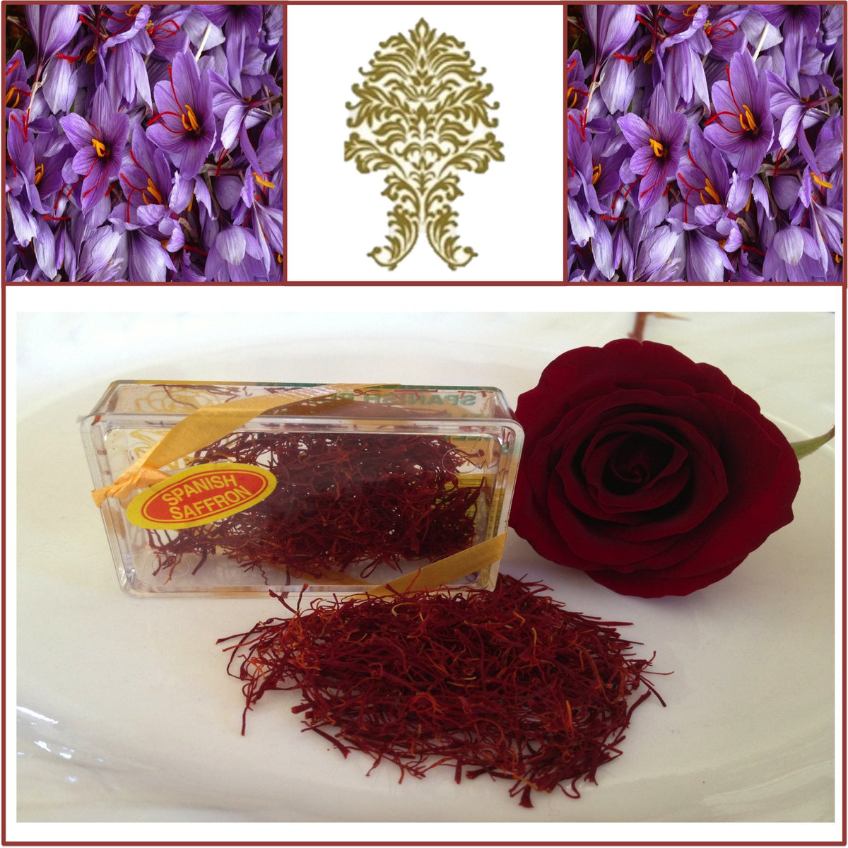 1g Premium Quality La Mancha Spanish Saffron Rose Red 200+ Grade
