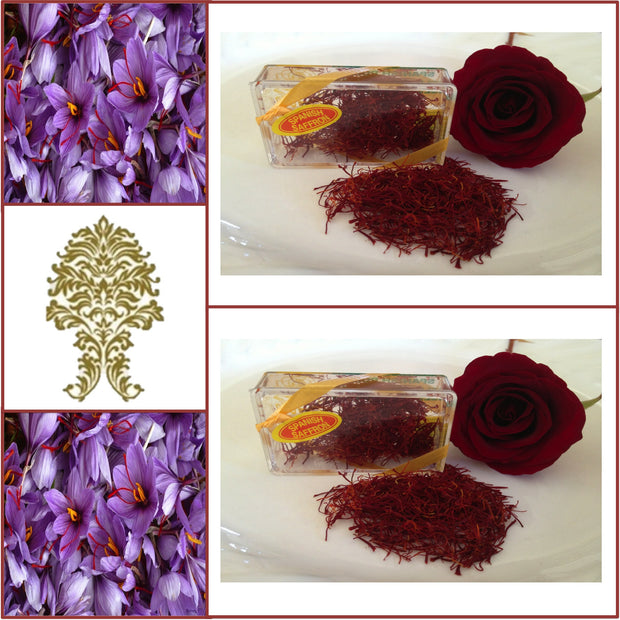 2g Premium Quality La Mancha Spanish Saffron Rose Red 200+ Grade